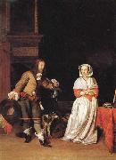 Gabriel Metsu, A Lady and a Cavalier